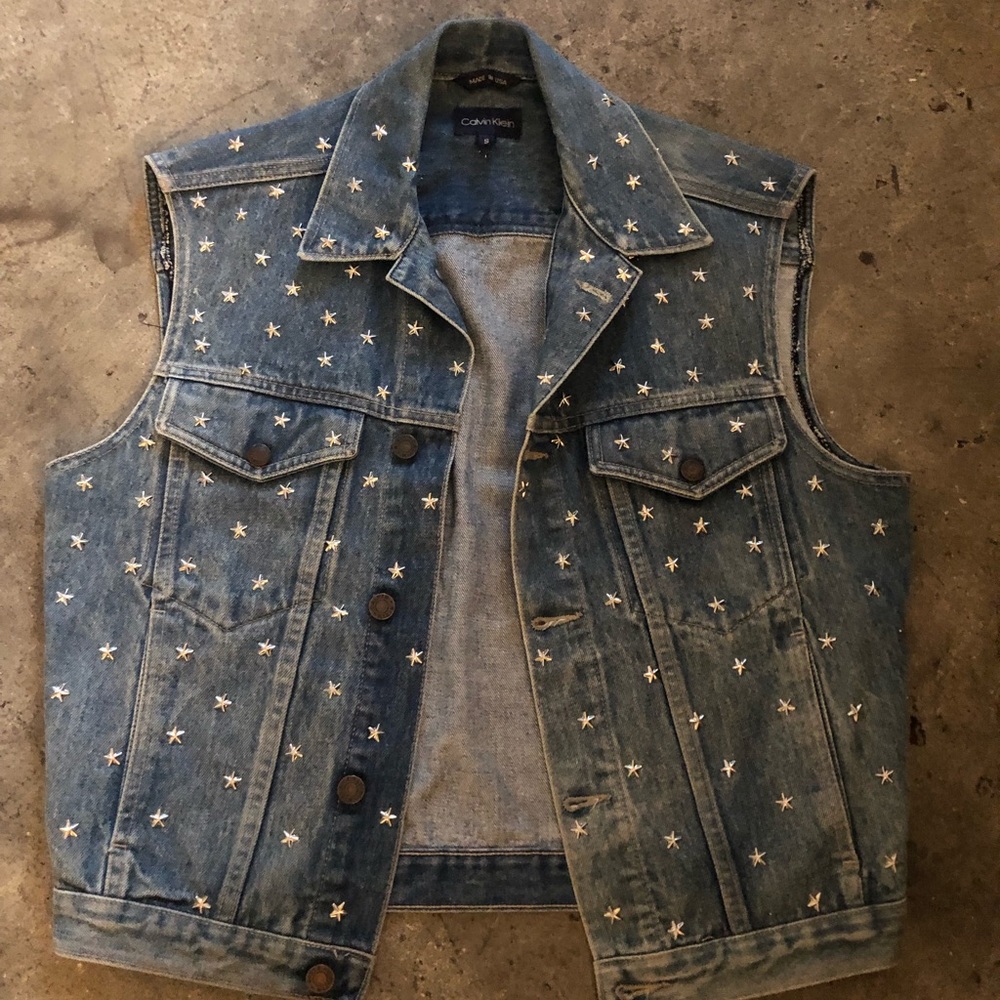 Vintage Calvin Klein denim vest